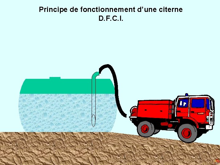 Principe de fonctionnement d’une citerne D. F. C. I. Service Départemental d’Incendie et de