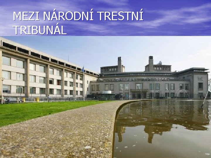 MEZI NÁRODNÍ TRESTNÍ TRIBUNÁL 