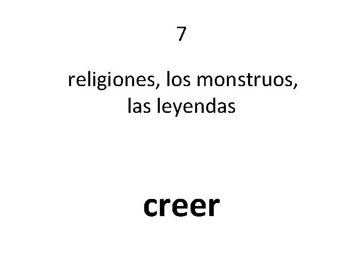 7 religiones, los monstruos, las leyendas creer 