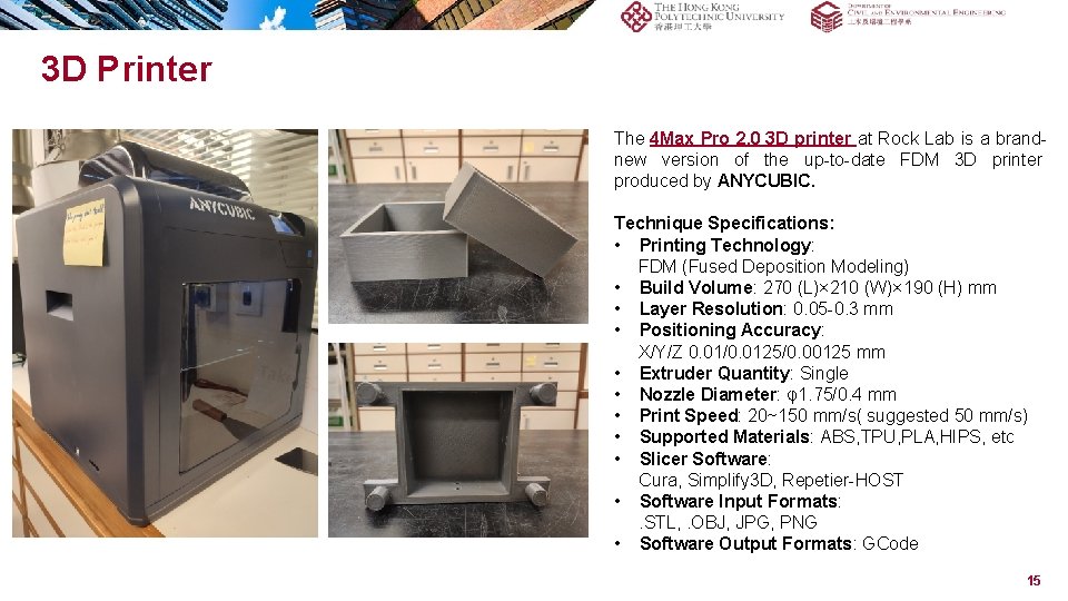 3 D Printer The 4 Max Pro 2. 0 3 D printer at Rock