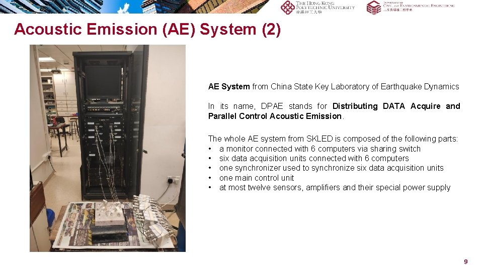 Acoustic Emission (AE) System (2) AE System from China State Key Laboratory of Earthquake