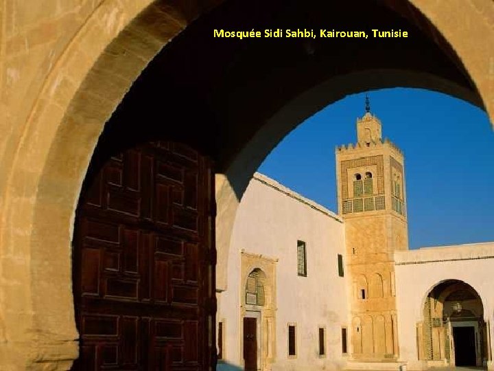 Mosquée Sidi Sahbi, Kairouan, Tunisie 