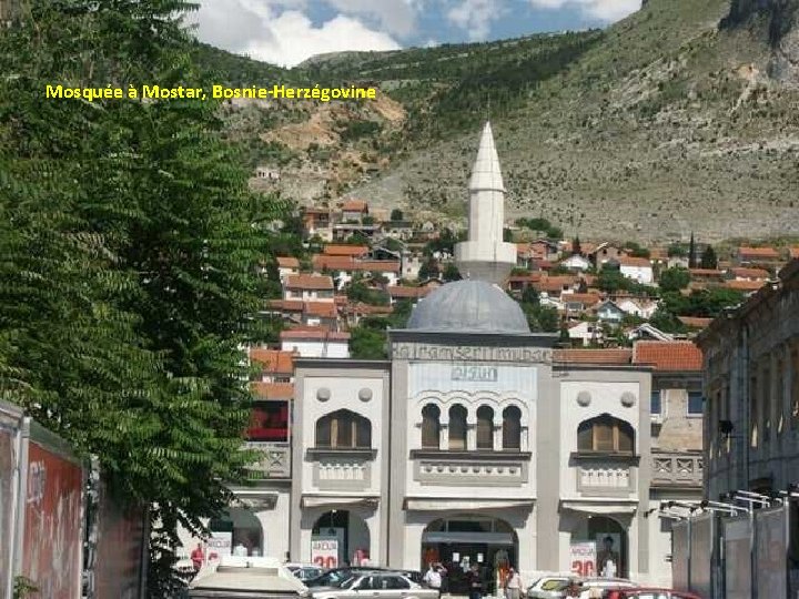Mosquée à Mostar, Bosnie-Herzégovine 