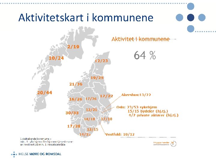 Aktivitetskart i kommunene 