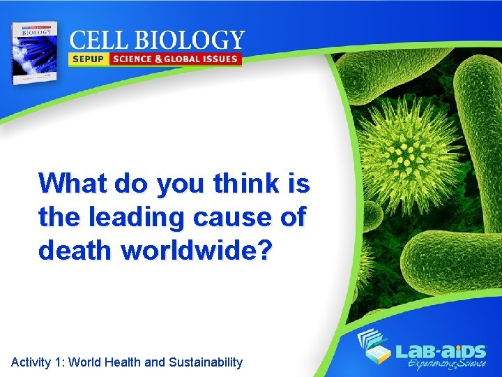 What do you think is the leading cause of death worldwide? Activity 1: World
