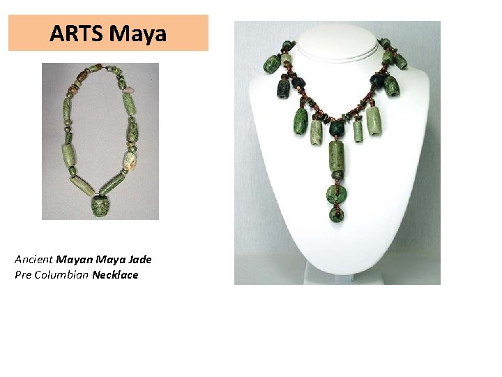 ARTS Maya Ancient Mayan Maya Jade Pre Columbian Necklace 