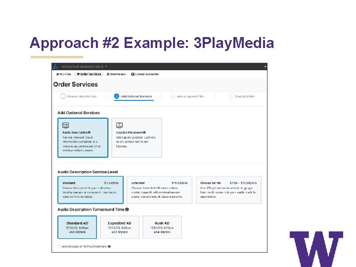 Approach #2 Example: 3 Play. Media 