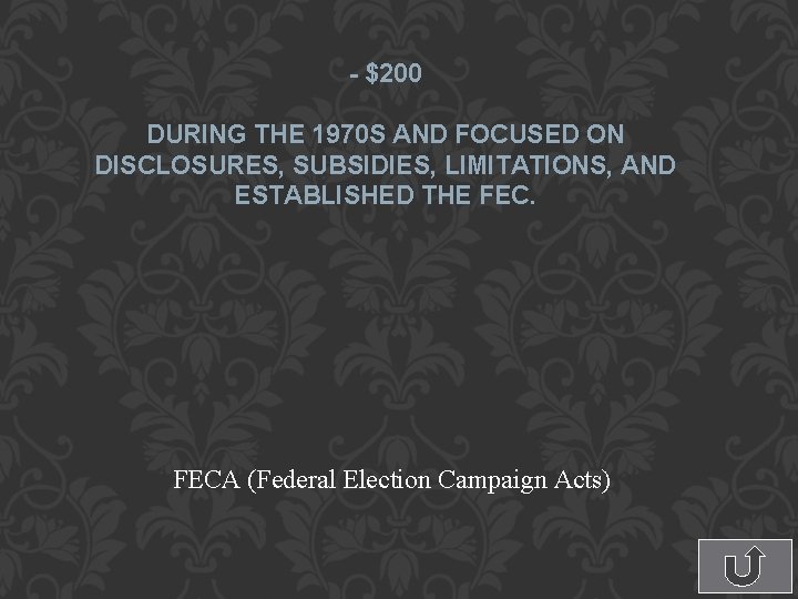 - $200 DURING THE 1970 S AND FOCUSED ON DISCLOSURES, SUBSIDIES, LIMITATIONS, AND ESTABLISHED