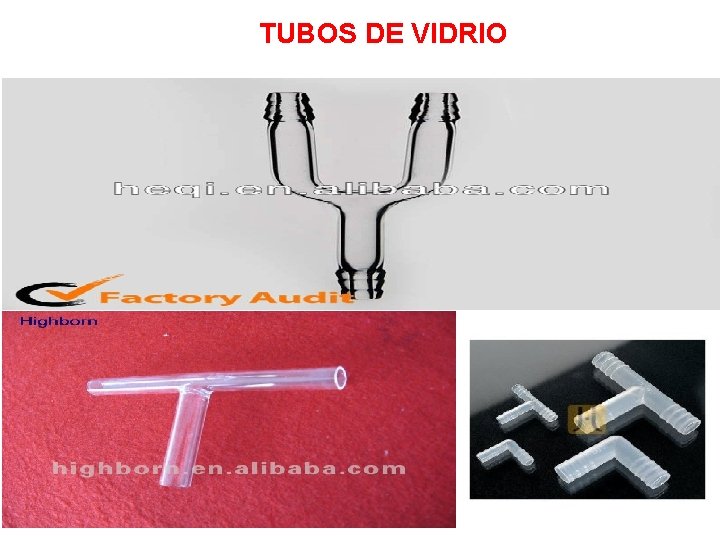 TUBOS DE VIDRIO 