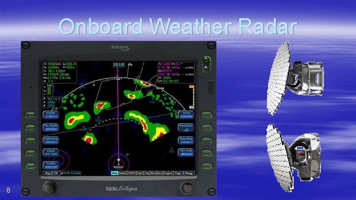 Onboard Weather Radar 8 