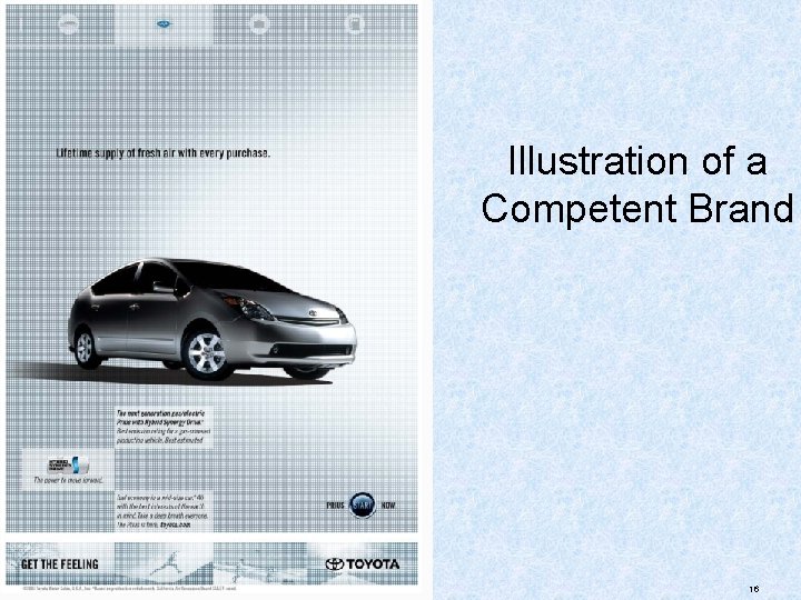 Illustration of a Competent Brand 16 