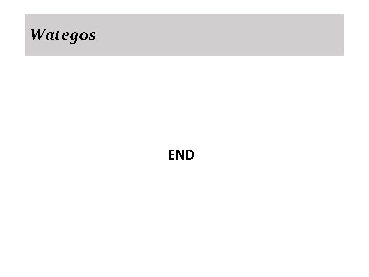 Wategos END 