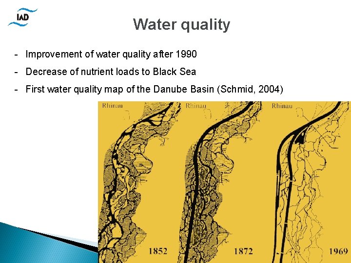 Water quality - Improvement of water quality after 1990 - Decrease of nutrient loads
