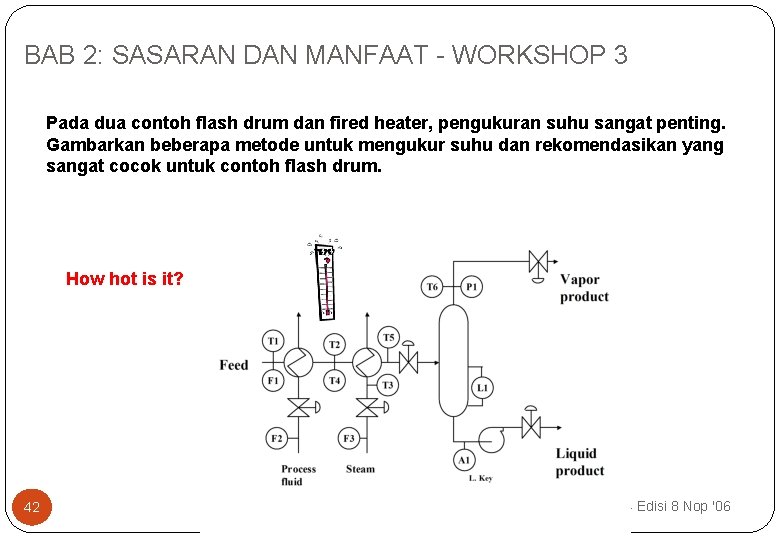 BAB 2: SASARAN DAN MANFAAT - WORKSHOP 3 Pada dua contoh flash drum dan