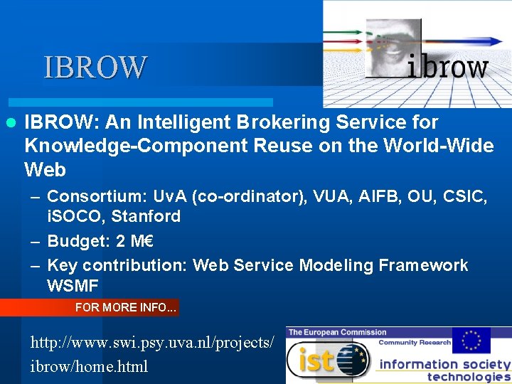 IBROW l IBROW: An Intelligent Brokering Service for Knowledge-Component Reuse on the World-Wide Web