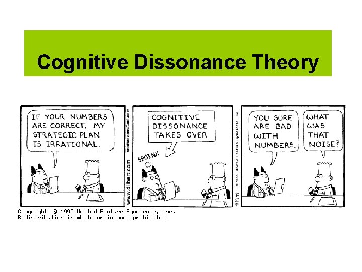 Cognitive Dissonance Theory 