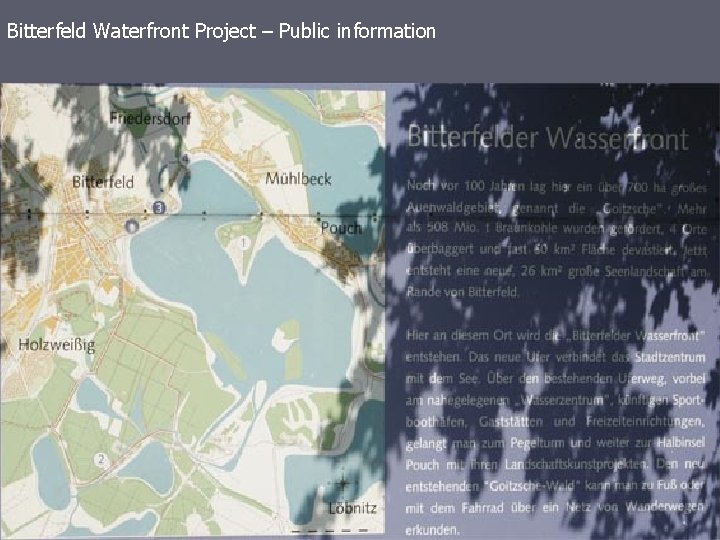 Bitterfeld Waterfront Project – Public information 
