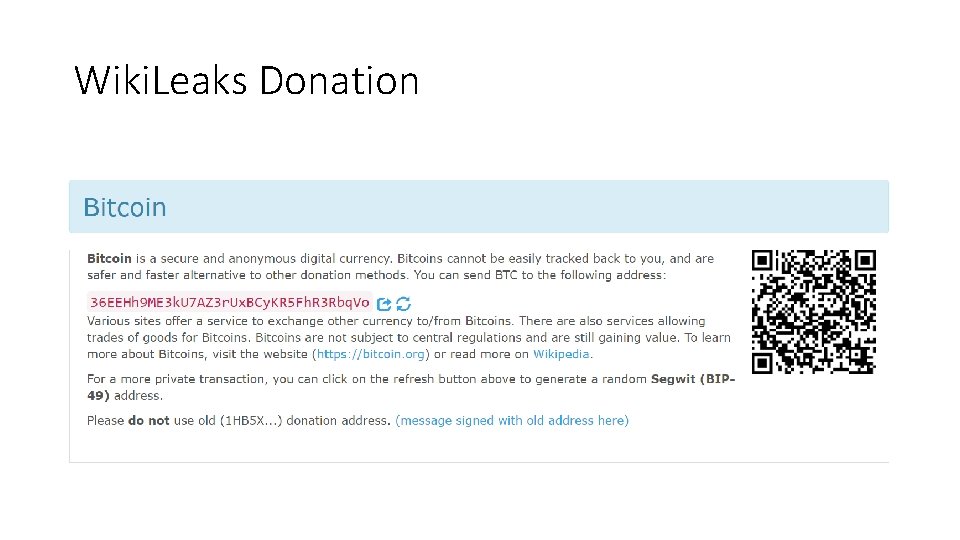 Wiki. Leaks Donation 