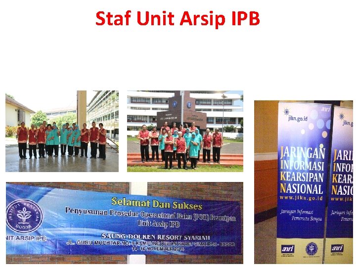 Staf Unit Arsip IPB 