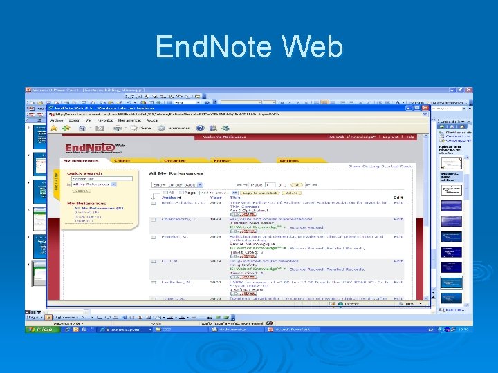 End. Note Web 