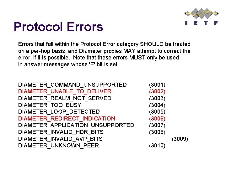 Protocol Errors that fall within the Protocol Error category SHOULD be treated on a