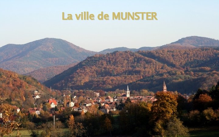 La ville de MUNSTER 