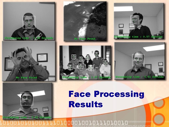 Face Processing Results 