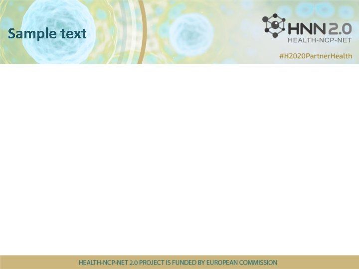 Sample text 