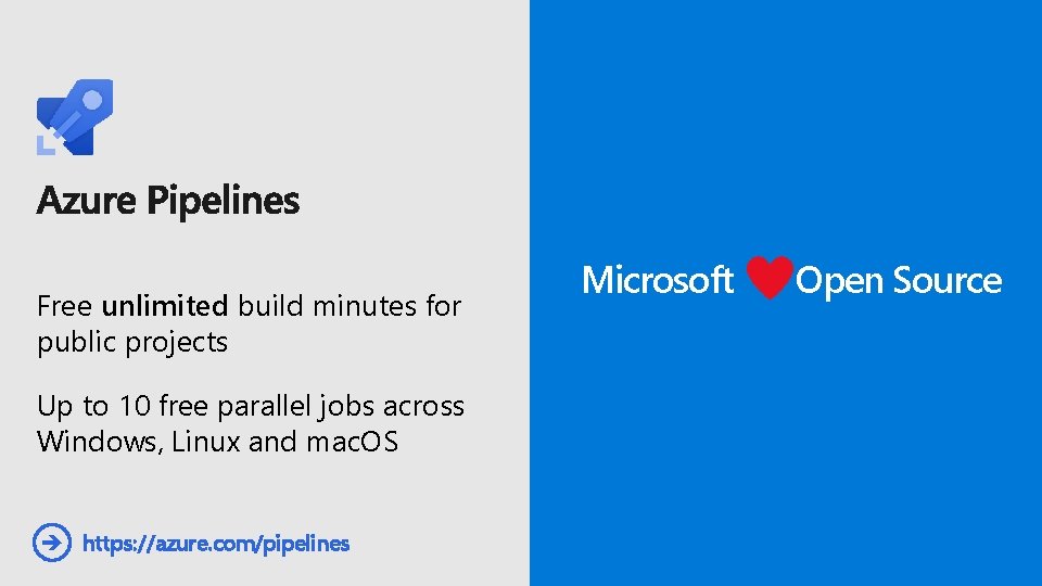 Free unlimited build minutes for public projects Up to 10 free parallel jobs across