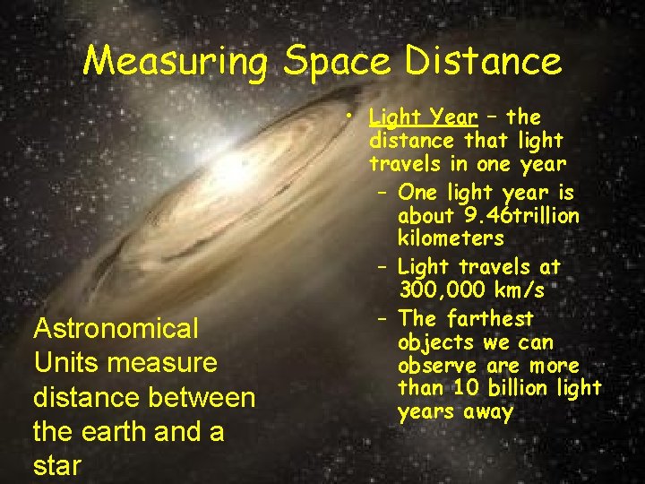 The Solar System Beyond Chapter 21 Measuring Space