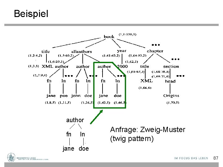 Beispiel author fn ln Anfrage: Zweig-Muster (twig pattern) jane doe 87 