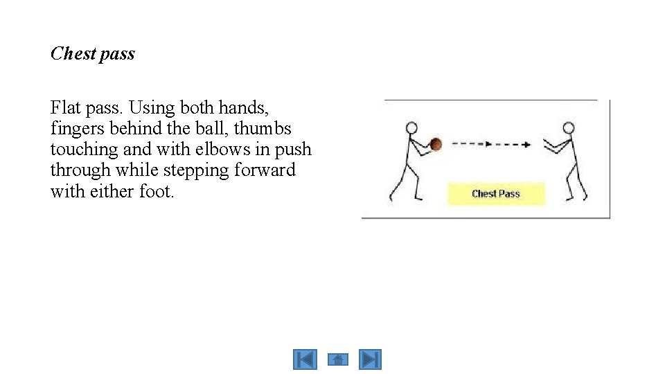 NETBALL PASSES Chest Shoulder Bounce Lob Overhead Shoulder