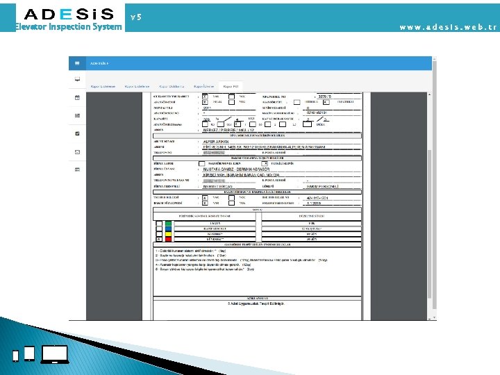 Elevator Inspection System 