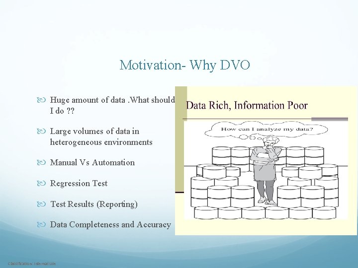 Motivation- Why DVO Huge amount of data. What should I do ? ? Large