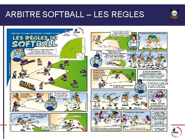 ARBITRE SOFTBALL – LES REGLES 