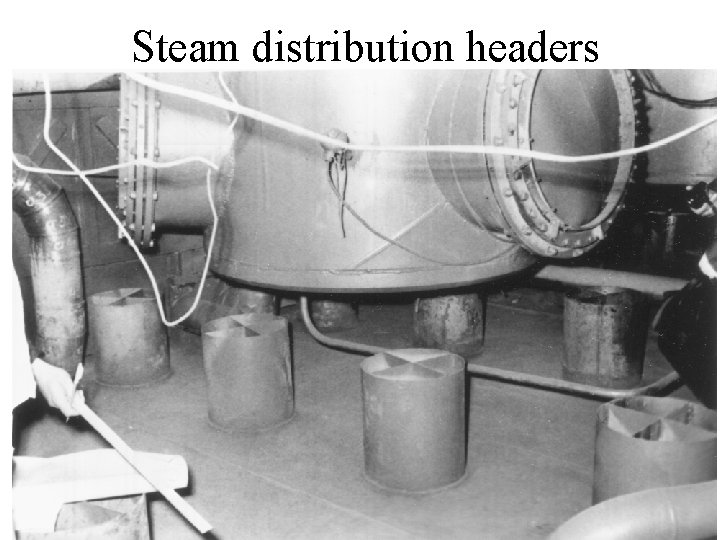 Steam distribution headers 