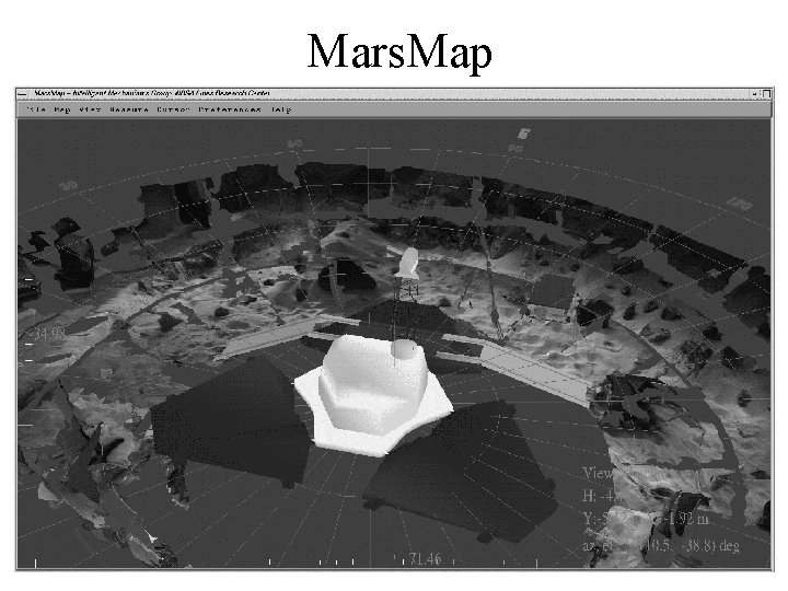 Mars. Map 