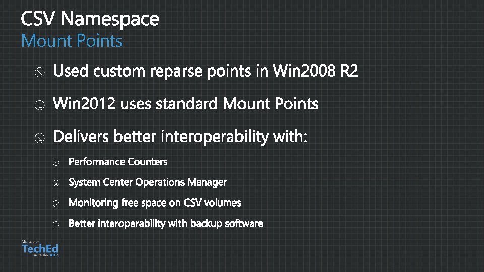 Mount Points Mount Points