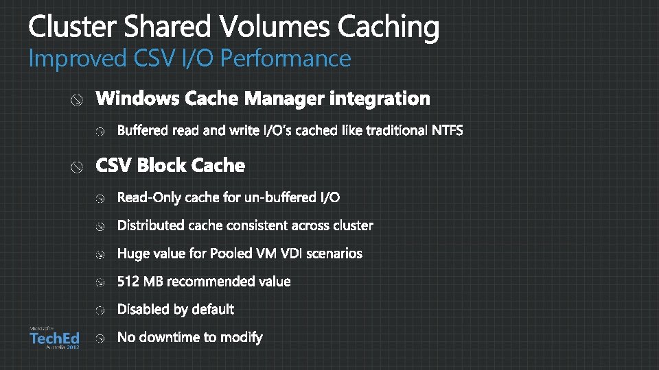 Improved CSV I/O Performance Improved CSV I/O Performance