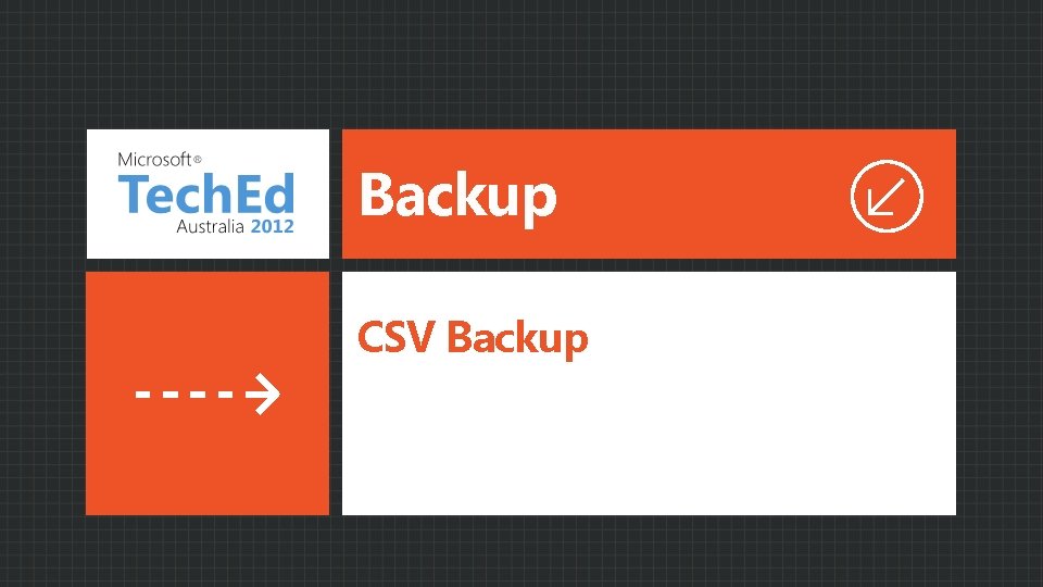 Backup CSV Backup Backup CSV Backup