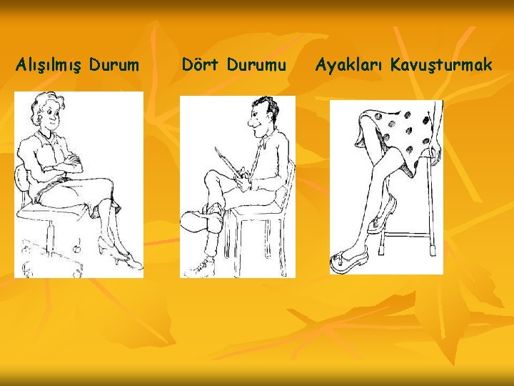 Alışılmış Durum Dört Durumu Ayakları Kavuşturmak 