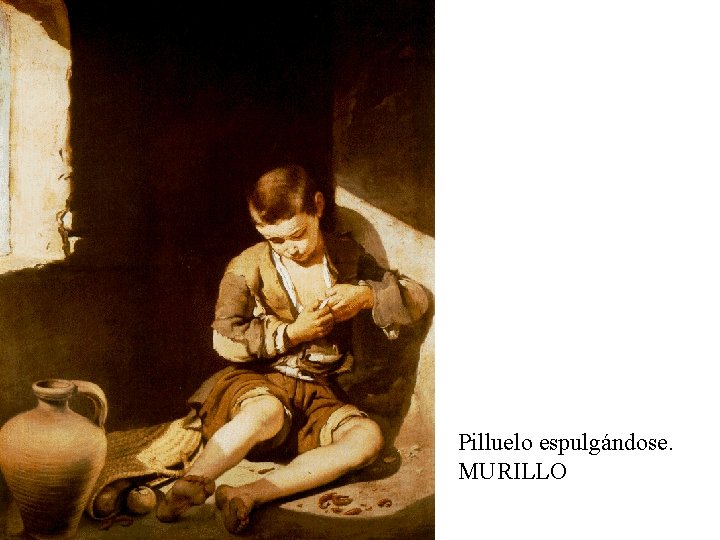 Pilluelo espulgándose. MURILLO 