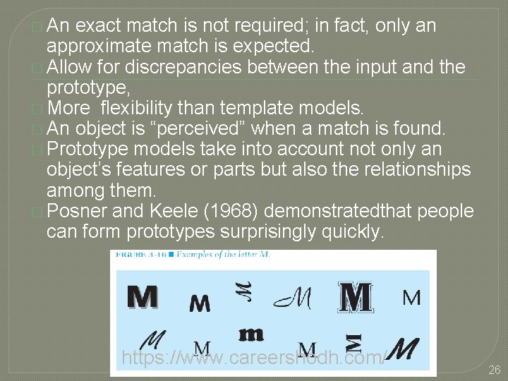� An exact match is not required; in fact, only an approximate match is
