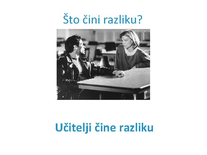 Što čini razliku? Učitelji čine razliku 