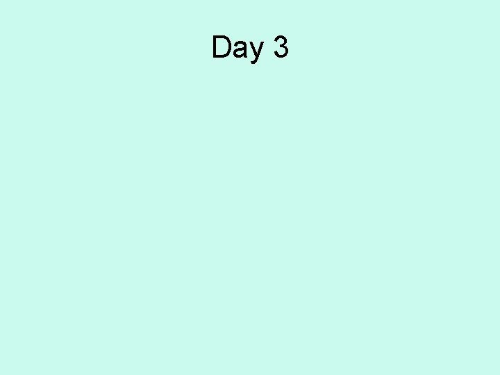 Day 3 