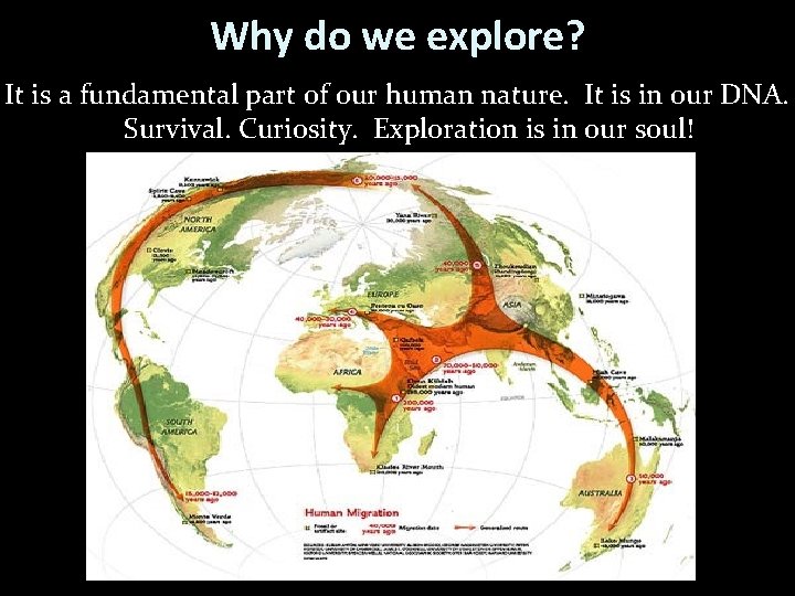 Why do we explore? It is a fundamental part of our human nature. It