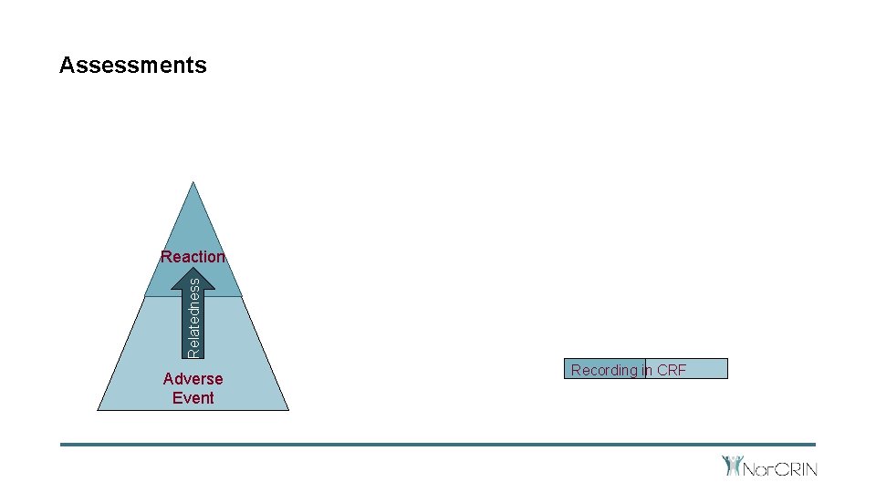 Assessments Relatedness Reaction Adverse Event Recording in CRF 