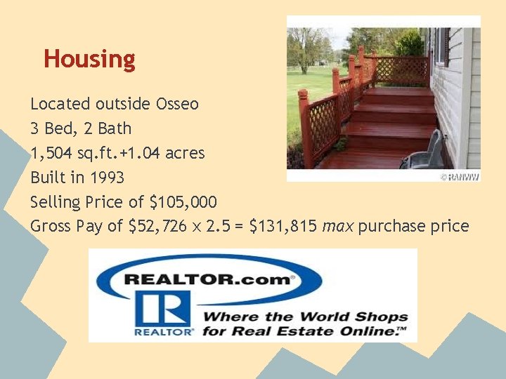 Housing Located outside Osseo 3 Bed, 2 Bath 1, 504 sq. ft. +1. 04