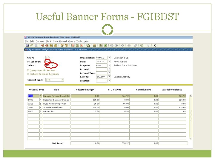 Useful Banner Forms - FGIBDST 
