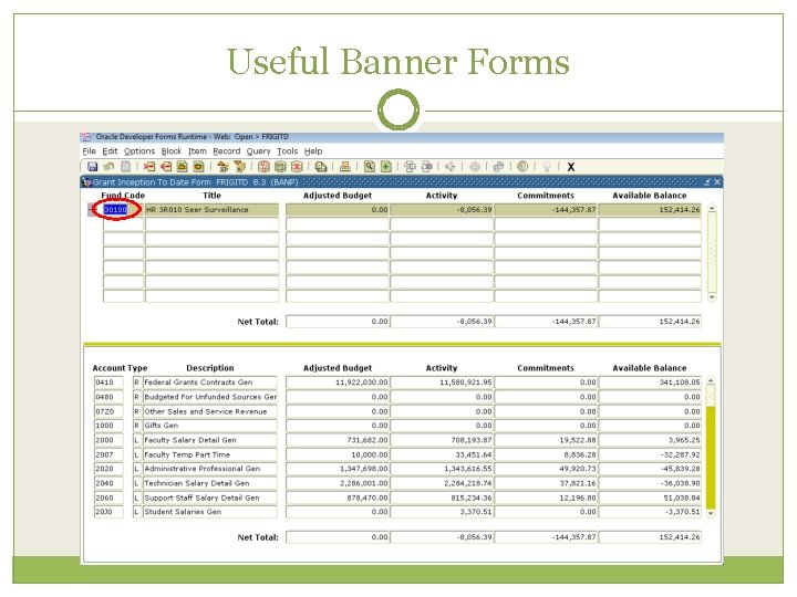 Useful Banner Forms 
